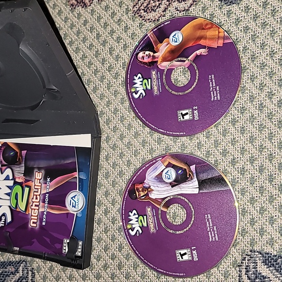 The Sims 2 Night Life PC Game Expansion Pack 2 discs 🕺💃 - Picture 5 of 6